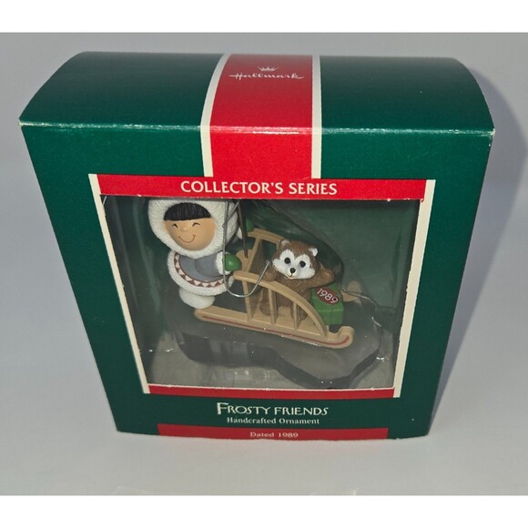 Hallmark Frosty Friends 17 Christmas Ornaments Mostly New in Box 1982-2007 - Picture 8 of 16
